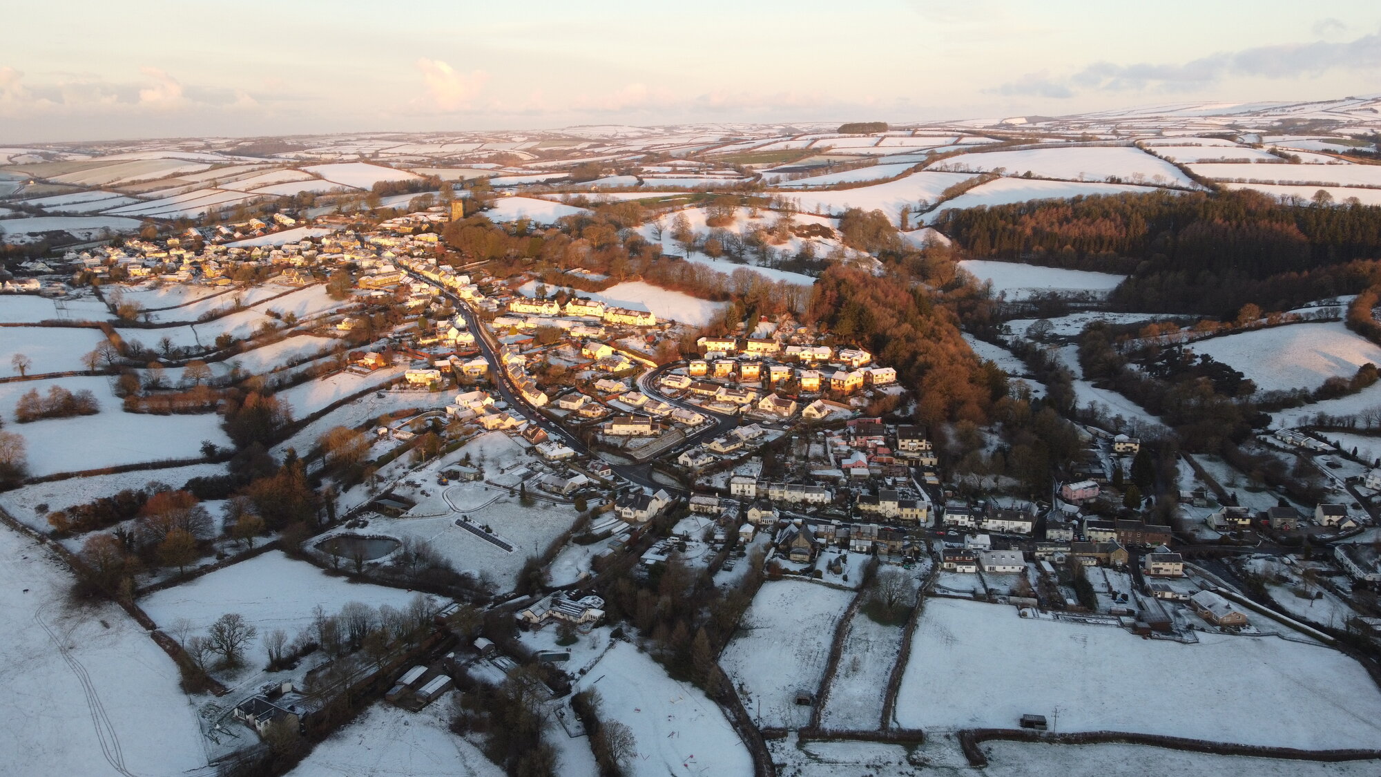 Photographs of North Molton Village.